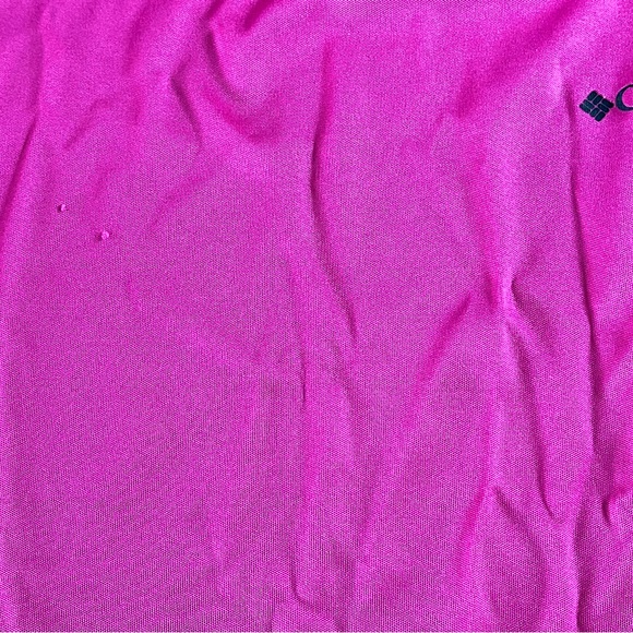 Columbia Omni-Shade Long Sleeve Top Pink Black Women’s Sz S Outdoors Layering - Picture 5 of 6